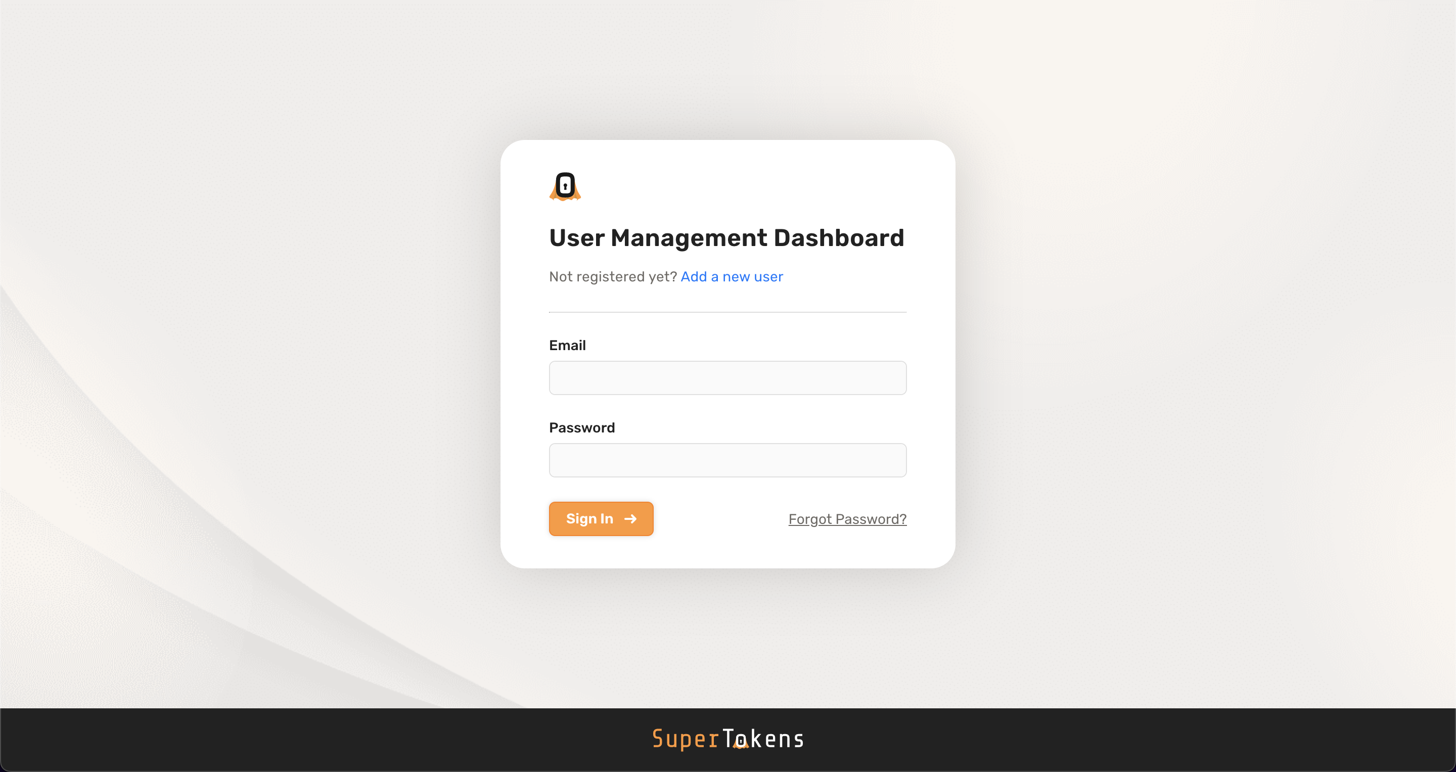 Step 4 User management dashboard SuperTokens Docs