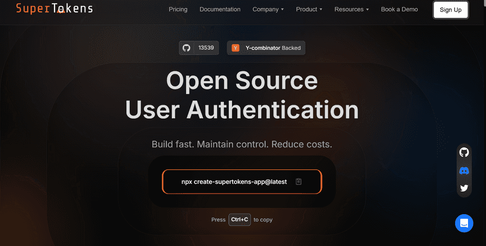 Supertokens provides a flexible authentication framework that makes ...
