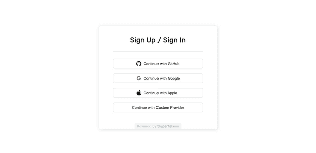 Social Login