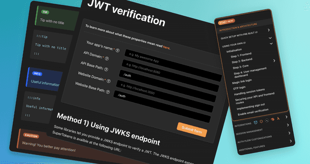 SuperTokens new documentation